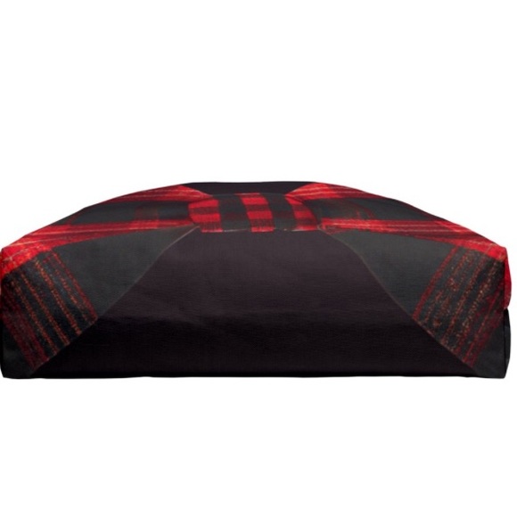 Statuesk Beauty Plaid Bow Weekender Bag - Picture 5 of 5